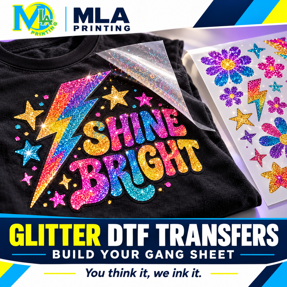 Glitter DTF Gang Sheets