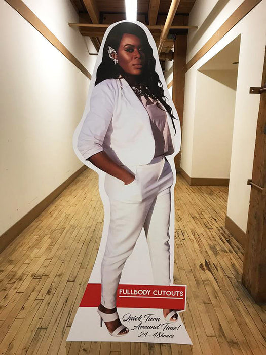 Full Body Cutout — Stand Options — custom print example