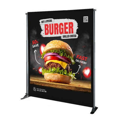 Fabric 7X8 Backdrop Banner Stand Kit — custom print example