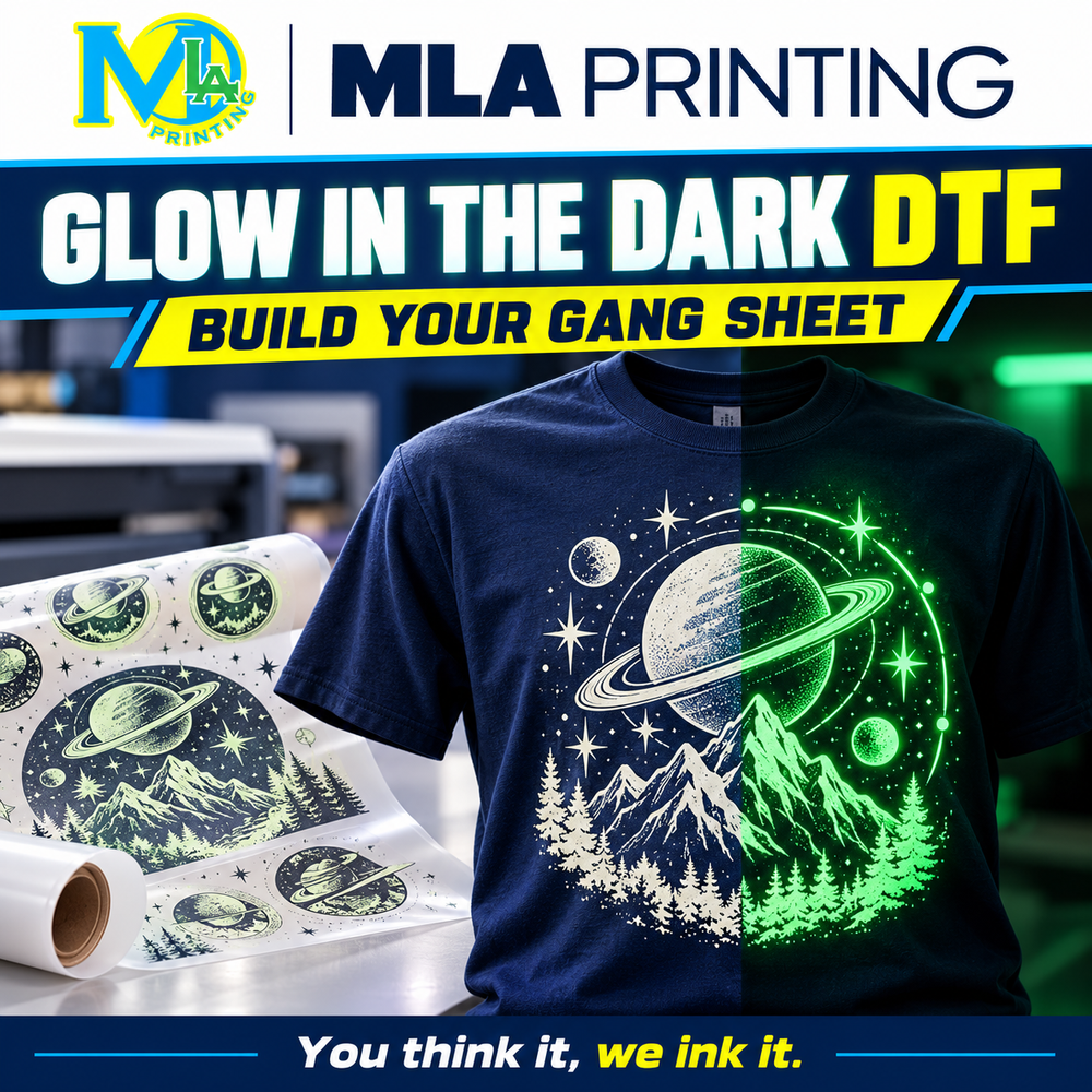 Glow-in-the-Dark DTF Gang Sheets