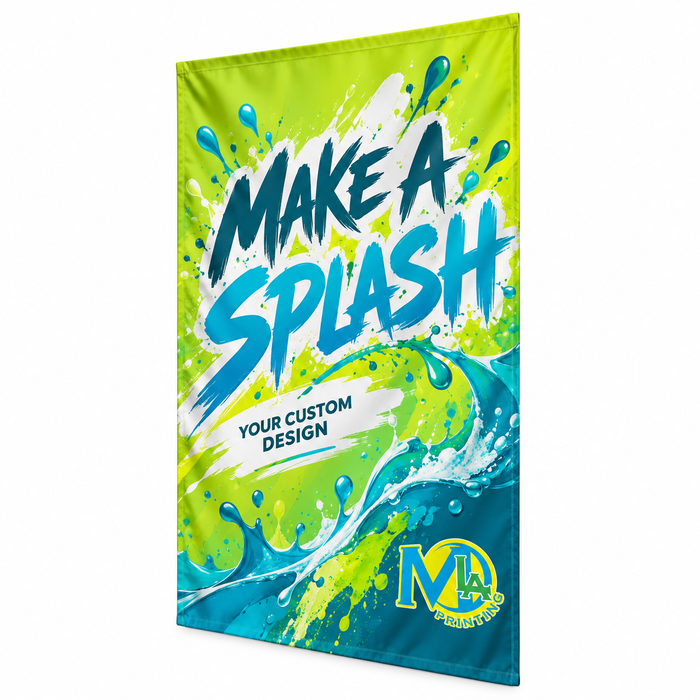 Fabric 5'x8' Backdrop Replacement Graphic Banner Only — custom print example (graphic only; hardware not included)