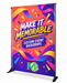 Fabric Backdrop Banner Stand Kit 6 X 8 — custom print example
