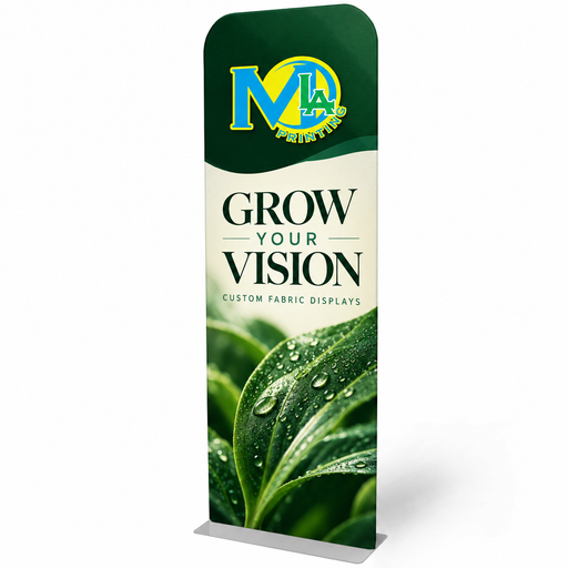 Fabric 36" x 90" TUBE Banner Display Kit — custom print example
