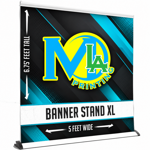 Banner Stand XL — custom print example